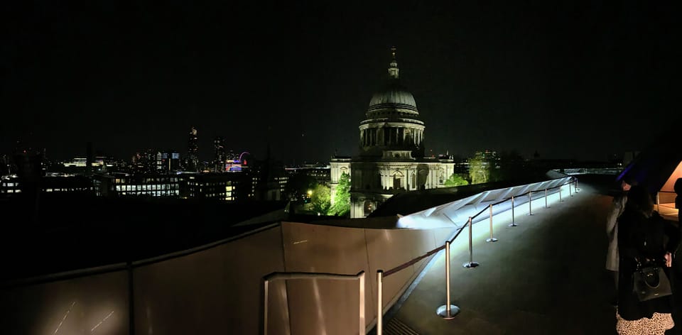 St. Paul's Cathedral at night, London, 2022. Credit Collin Yoxall